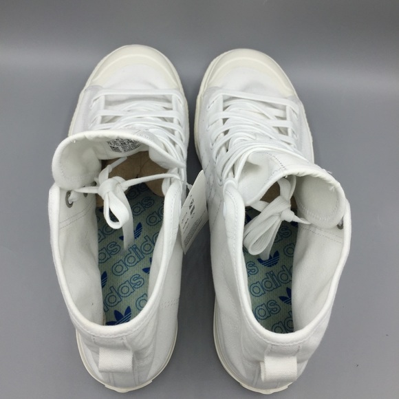 adidas Originals Nizza RF Hi Cloud White Size 13 - Picture 5 of 5